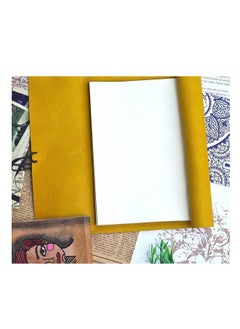 Generic Natural Leather Sketch Book- Boy & Girl  - Image 2