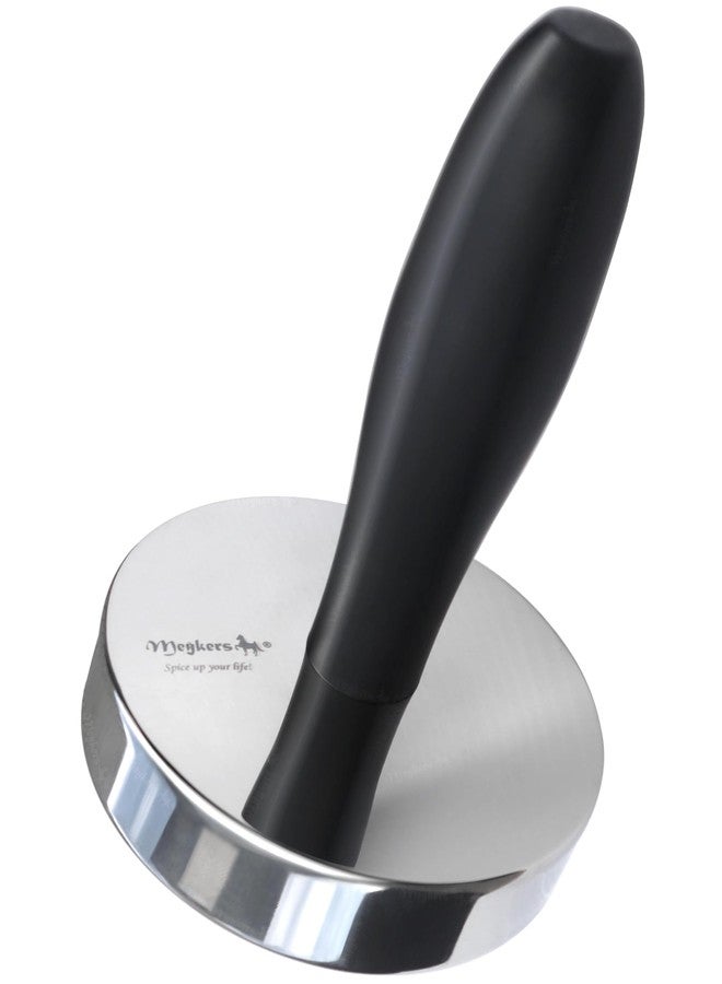 Meykers مطرقة ميكرز لتطرية اللحوم | مكبس برجر سماش | وزن 1.85 رطل شديد التحمل | فولاذ مقاوم للصدأ 304 | أداة مطبخ لتسطيح الدجاج وهرسه | أداة آمنة للغسل في غسالة الأطباق - Image 1