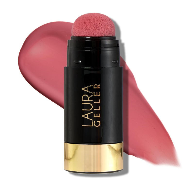 LAURA GELLER NEW YORK Serum Blush Tint Lightweight Liquid Blush for Cheeks Weightless Watercolor Sheer Finish Beautiful Blossom