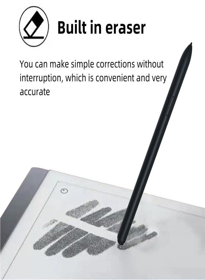 Bimahoo EMR Stylus Compatible with Remarkable 2,Stylus Pen with Eraser, 4096 Pressure Levels, Palm Rejection, Tilt Support, for Remarkable/Samsung/Wacom/Onyx EMR Devices with 5 Replacement Pen Tips - Image 3