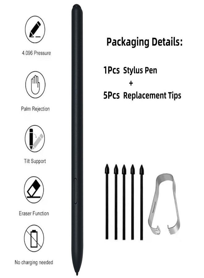 Bimahoo EMR Stylus Compatible with Remarkable 2,Stylus Pen with Eraser, 4096 Pressure Levels, Palm Rejection, Tilt Support, for Remarkable/Samsung/Wacom/Onyx EMR Devices with 5 Replacement Pen Tips - Image 4