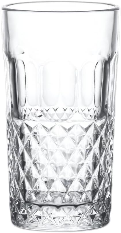 Cuisine Art Ligne Hi-Ball Drinking Glasses Set 255ML  Clear, Lead-Free, Stackable, Dishwasher Safe, Restaurant Quality Barware, Premium Glassware for Home Kitchen, Parties & Gift - Image 2
