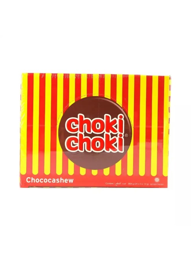Choki Choki Chococashew Chocolate Candy Stick, 24 x 3 x 12 gm