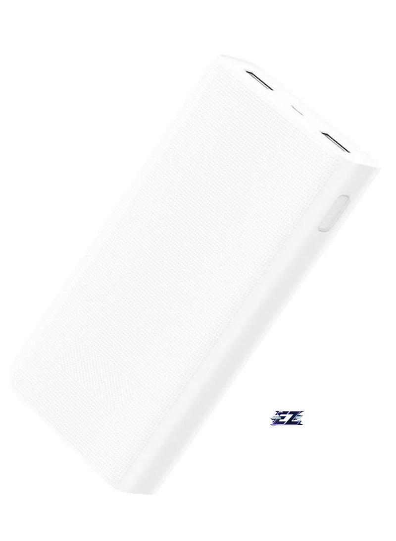 ELTRAZONE 20000mAh 2C Power Bank – High-Capacity Portable Charger, Fast Charging, Compact and Lightweight, White – Ideal for Smartphones, Tablets, and Laptops - Image 1