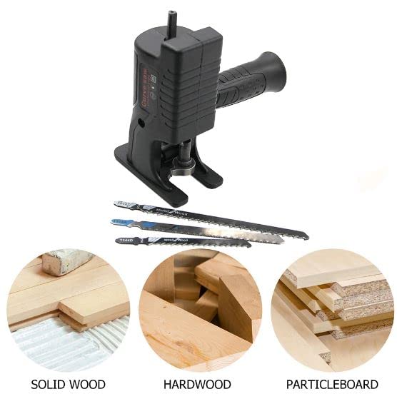 MLD MLD 280w Power Handheld Tools Tool Set Multifunctional Electric Screwdriver Drill Machine with Jig saw wood cutter Reciprocating Saw Adapter 10mm280w750rpm AD0295  - Image 3