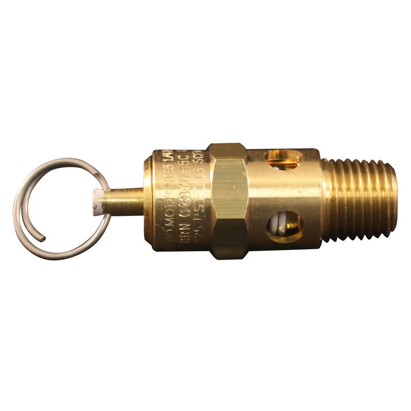 MILTON S1090125 Milton S1090125 14 MNPT ASME Safety Valve 125 PSI Pop off Pressure