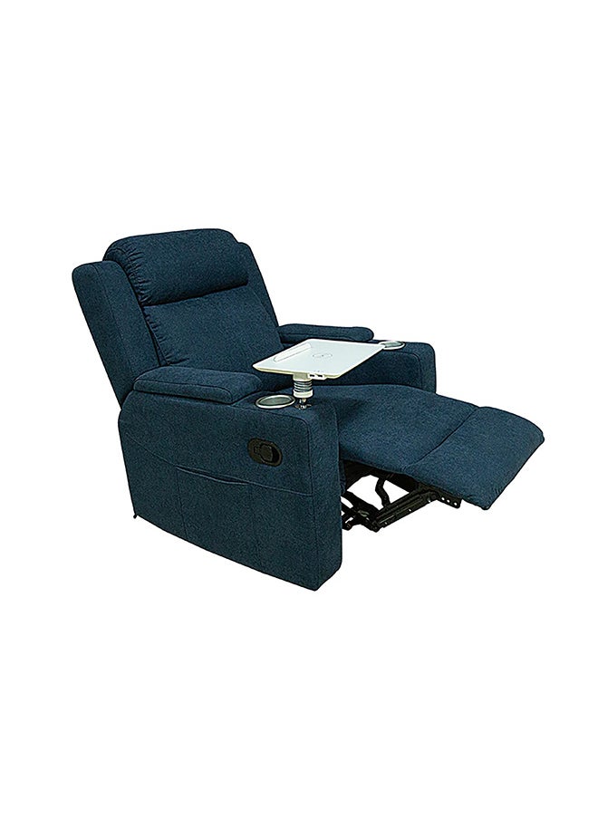 BACK COMFORT Rock Best Recliner Chair – Comfortable Fixed Design, 1-Year Warranty – Blue Color  - Image 2