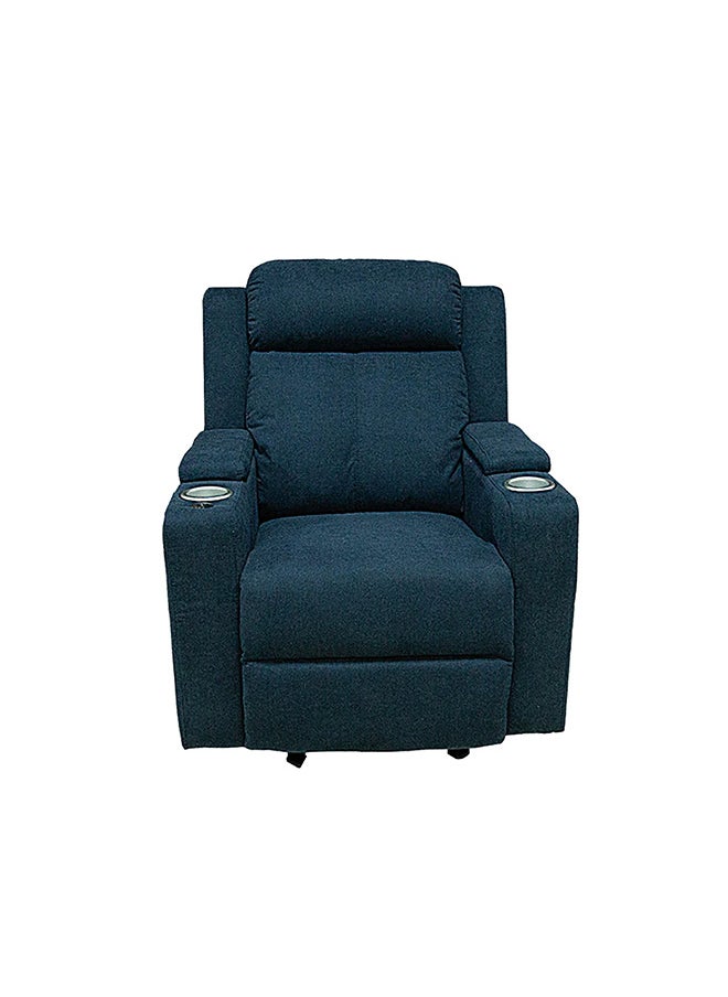 BACK COMFORT Rock Best Recliner Chair – Comfortable Fixed Design, 1-Year Warranty – Blue Color  - Image 4