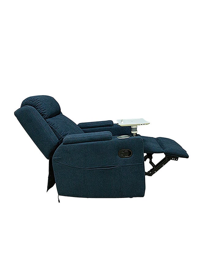 BACK COMFORT Rock Best Recliner Chair – Comfortable Fixed Design, 1-Year Warranty – Blue Color  - Image 5