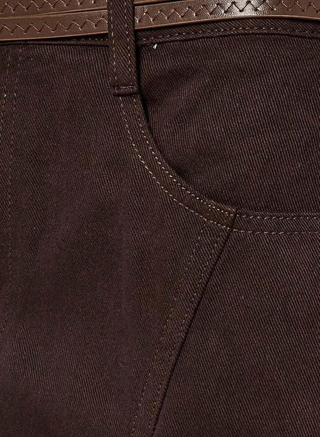 Lee Cooper Lee Cooper Midi A line Belted Skirt