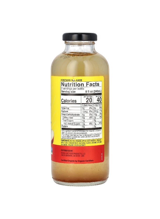 Bragg, Organic Apple Cider Vinegar Refreshers, Prebiotic, Apple Cinnamon, 16 fl oz (473 ml) (Packaging may vary) - Image 2