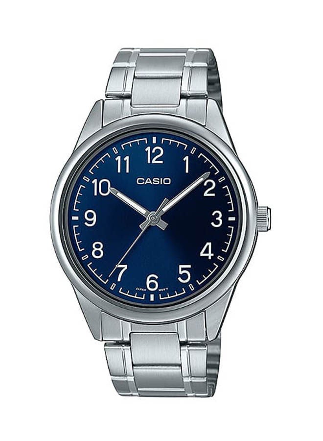 كاسيو ساعة يد من ستانلس ستيل بعقارب MTP-V005D-2B4UDF - Image 1