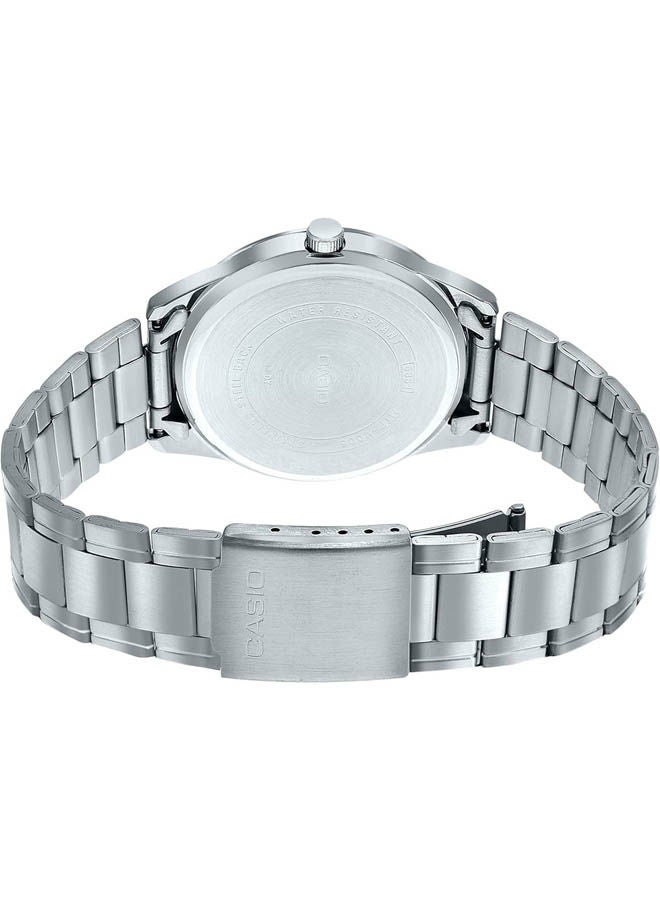 كاسيو ساعة يد من ستانلس ستيل بعقارب MTP-V005D-2B4UDF - Image 2