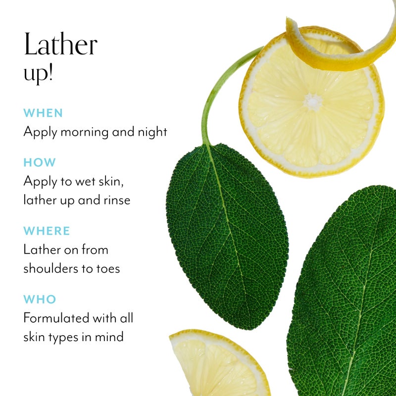 Bliss Soapy Suds Body Wash - Lemon and Sage - 32 Fl Oz - Gentle and Hydrating for Supremely Soft Skin - Paraben Free - Vegan & Cruelty Free - Image 4