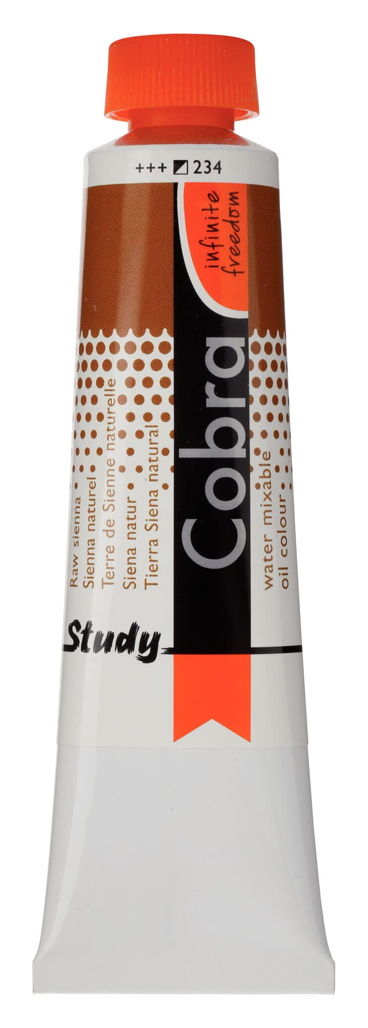 Cobra Study Water Mixable Oil Colour  Raw Sienna 40ml Tube