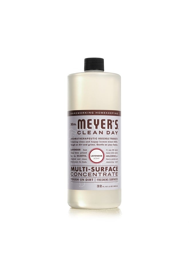 Mrs. Meyer's Clean Day Multi-Surface Cleaner Concentrate, Use to Clean Floors, Tile, Counters, Lavender, 32 fl. oz - Image 1