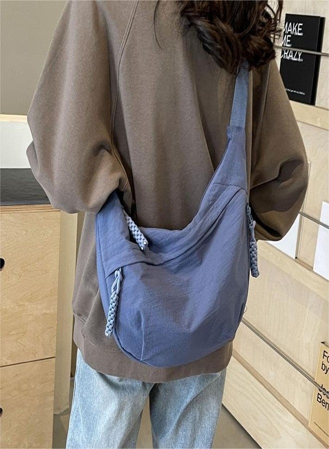EMGILL Nylon Crossbody Bag for Women Shoulder Tote Handbag Phone Wallet Sling Purse Fashion Dumpling Purse Bag for Outdoor - Image 2