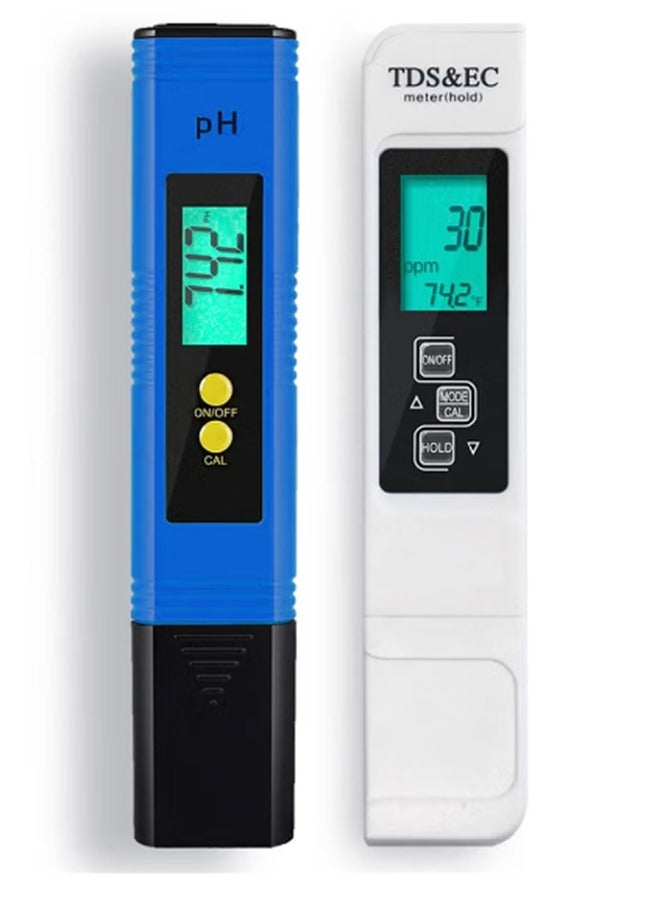 هالامين جهاز قياس درجة الحموضة (pH) وجودة المياه وقياس المواد الصلبة الذائبة (TDS)، جهاز اختبار مياه 3 في 1 لـ pH وTDS وEC، مع مقياس العكارة، دقة ±0.01 لـ pH ودقة ±2% لقياس TDS/EC/درجة الحرارة، تصميم على شكل قلم ومحمول باليد، مقياس PPM. - Image 3