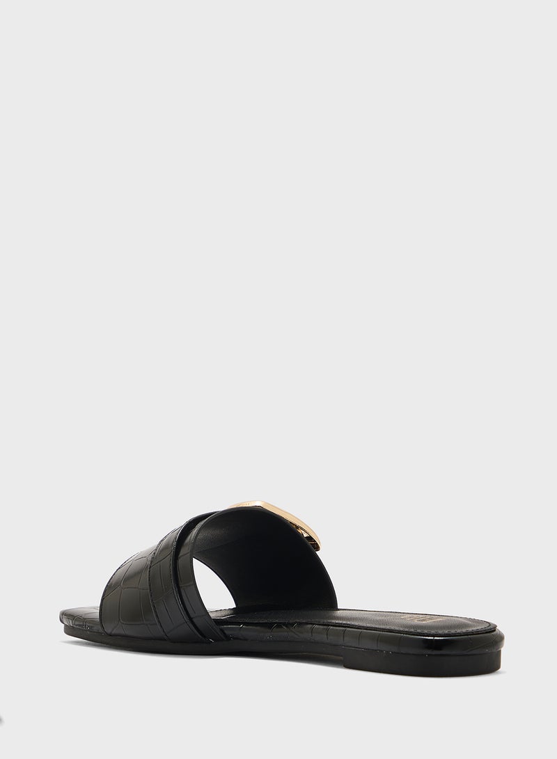 ELLA Flat Sandal With Buckle  - Image 2