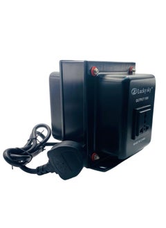 Lucky Sky LUCKY SKY 1000W Watt Step Down Transformer 220 Volt to 110 Volt Voltage Converter, Universal 3 Pin UK With Power Cord For Household Electrical Appliance Voltage Converter (220V TO 110V 1000W).  - Image 3