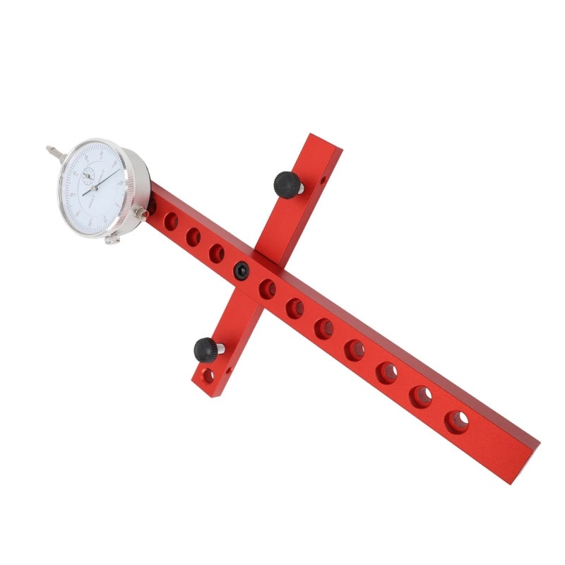 Dial Indicator Alignment Tool - 0.01In To 1In Measuring Range 0.001In Increment, Multiple Hole Adjustments, Quick Assembly For Workshop Machinery Calibration & Accuracy Check - Image 3