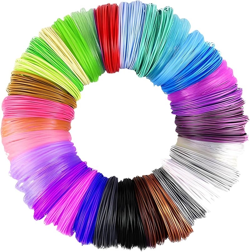 Low Temperature PCL 3D Pen Filament 30 Colors 1.75mm 3M For Arts And Crafts - Image 1