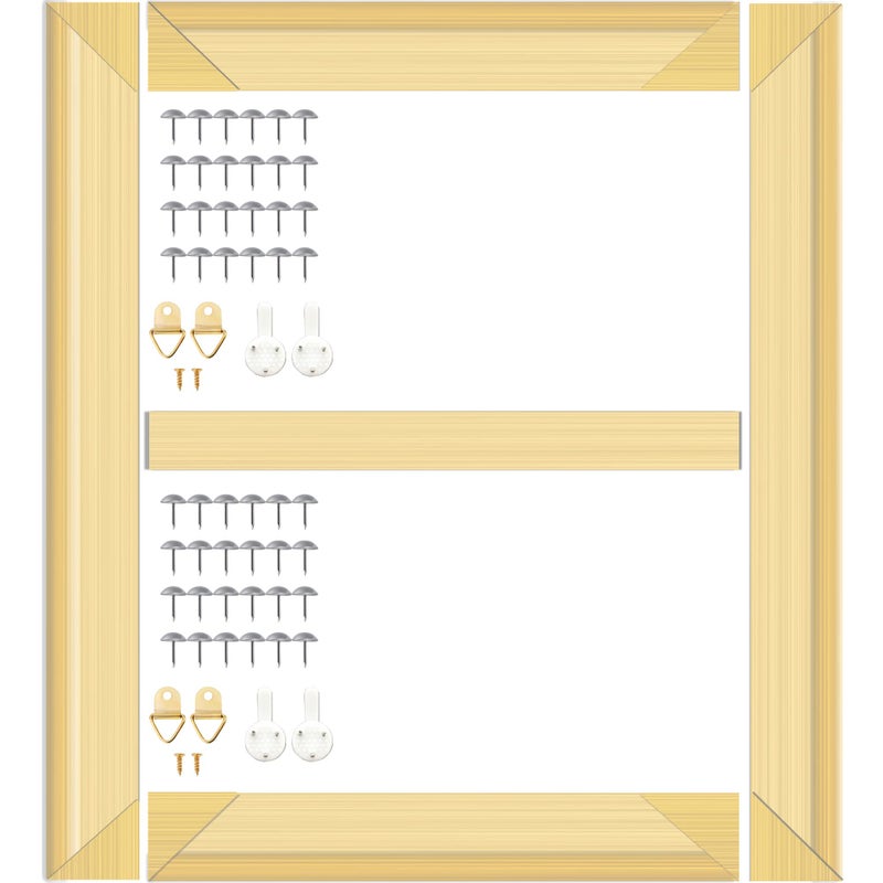 ECOIOU 24X36 Inch Canvas Stretcher Bars Frame for Paint by Numbers Oil Paintings Prints Posters Need Extra Size to wrap Around The Frame