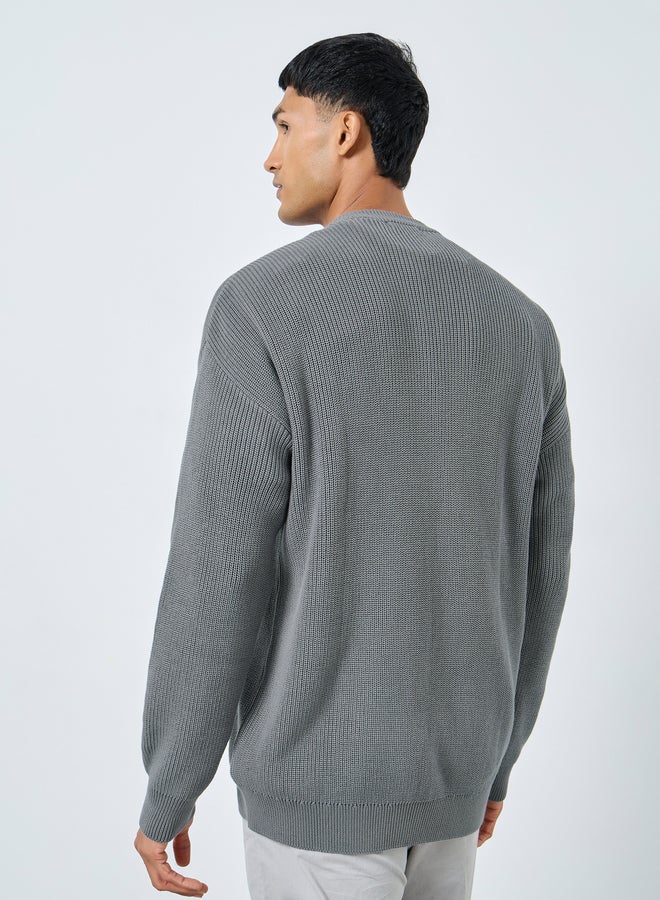 ستايلي كارديجان رمادي محبوك للرجال - Image 5