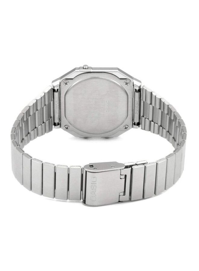 CASIO Women Stainless Steel Digital Watch A700WE-1AEF - 36 mm - Silver - Image 2