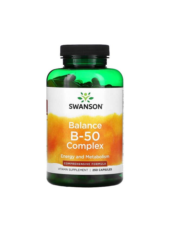 SWANSON Balance B-50 Complex, 250 Capsules