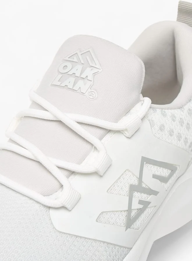 Oaklan by Shoexpress Women's Logo Detail Lace-Up Sports Shoes