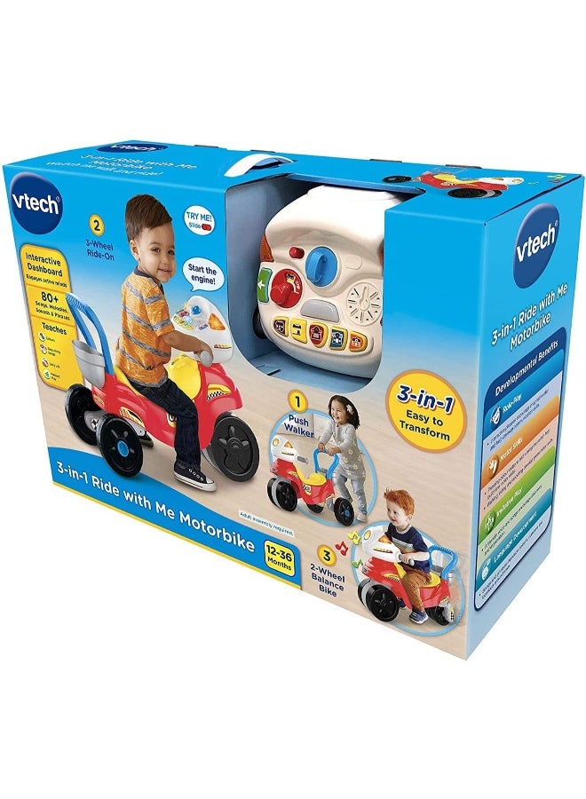 vtech دراجة Vtech 3 في 1 مع إمكانية الركوب - Image 2