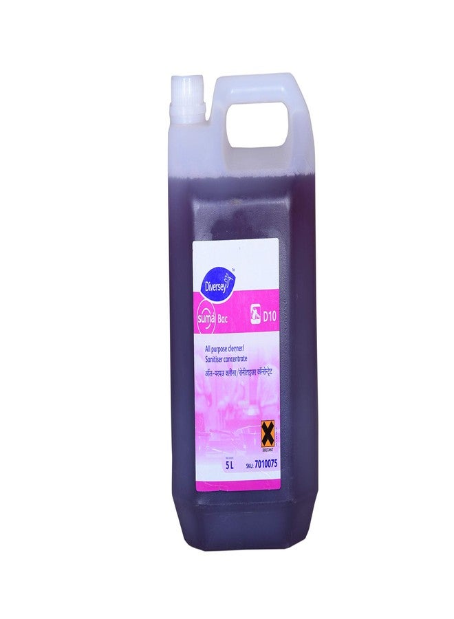 USC SUMA BAC D10 All Purpose Cleaner/Sanitiser Concentrate -5LTR - Image 1