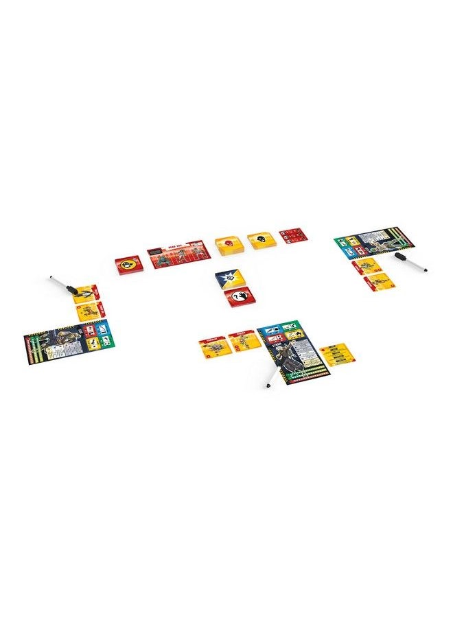 CMON - Zombicide Gear Up ; Zombie Apocalypse Survival Game ; Flip And Write Strategy Game ; Cooperative Rpg For Adults Teens ; Ages 14+ ; 16 Players ; Average Playtime 30 Minutes ; Made By Cmon - Image 1