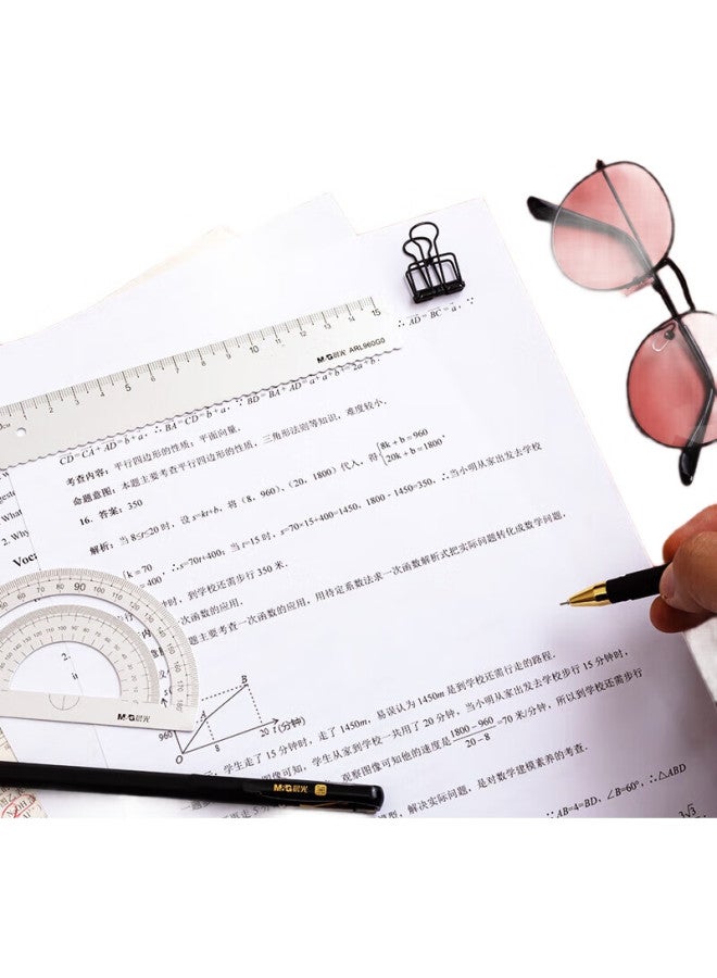 M.G M&G (M&G) Stationery 0.5Mm Black Gel Pen Kongmiao Series Full Needle Tube Exam Signature Pen Cap Student Water Pen Agp17204 12Pcs/Box Final Exam Middle School Exam - Image 3