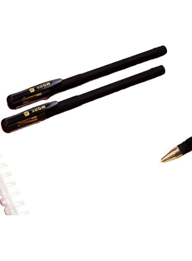 M.G M&G (M&G) Stationery 0.5Mm Black Gel Pen Kongmiao Series Full Needle Tube Exam Signature Pen Cap Student Water Pen Agp17204 12Pcs/Box Final Exam Middle School Exam - Image 1