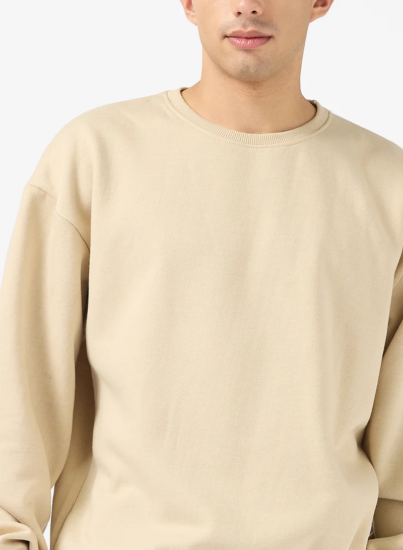 سفنتي فايف Oversized Graphic Sweatshirt