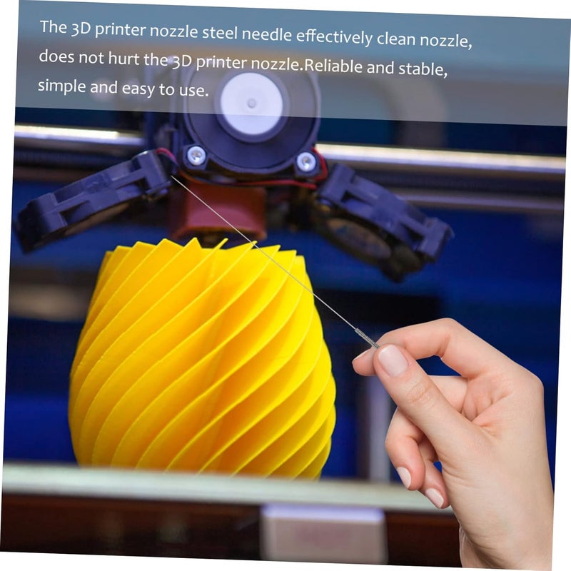 إبر تنظيف فوهة الطابعة - فوهة فولاذية - أداة تنظيف سهلة الاستخدام - Image 5