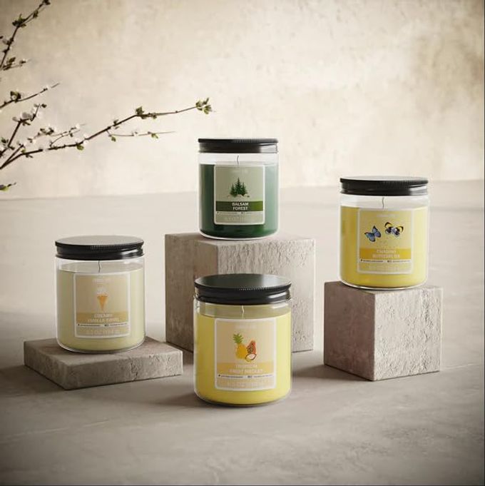 CANDLE-LITE Creamy Vanilla Swirl Scented Candles Set, Aromatherapy, 2 Pack 6.5 oz Single-Wick Jar, 40 Hours of Burn Time, Perfect for Gifting and Celebration (Individual Box) - Image 2