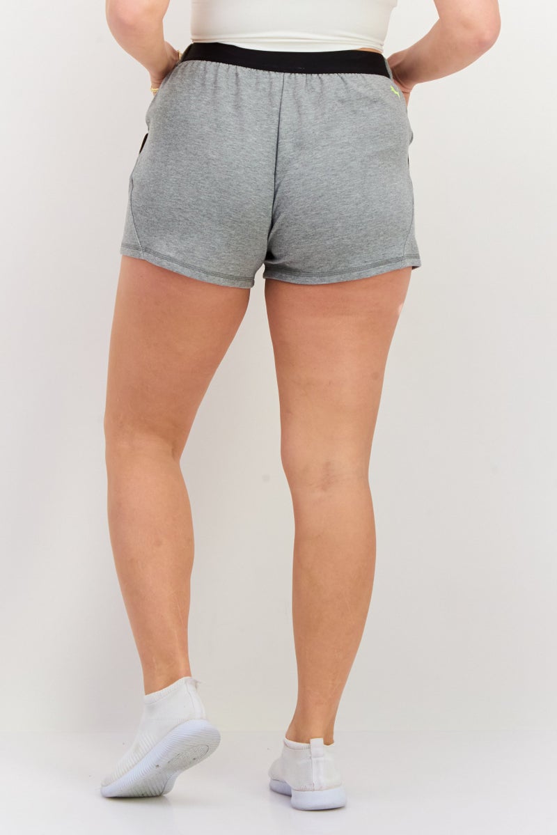 PUMA Women Sportswear Fit Training Sweat Shorts, Light Grey  - Image 2
