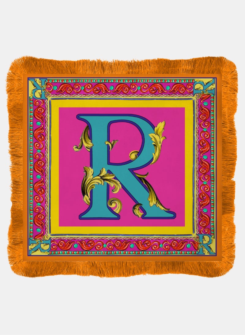 BACI MILANO - PLACEMAT 38X38 - ORTIGIA LETTER R - COTTON - Image 1