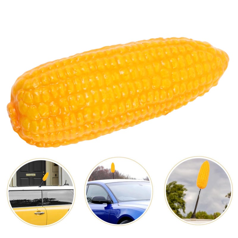 Cute Corn Car Antenna Topper Easy Install Durable Exterior Roof Decor For Auto Vehicle - Image 5