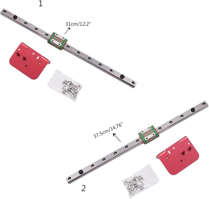 طقم السكة الخطية لمحور X بالدفع المباشر 310 مم 375 مم لترقية Ender 3 CR10 - Image 5