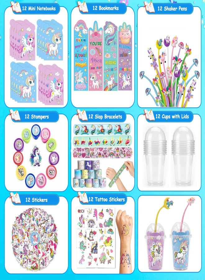 Mepmela Unicorn Party Favors, 12 Pack Unicorn Birthday Party Supplies Decorations - Image 2