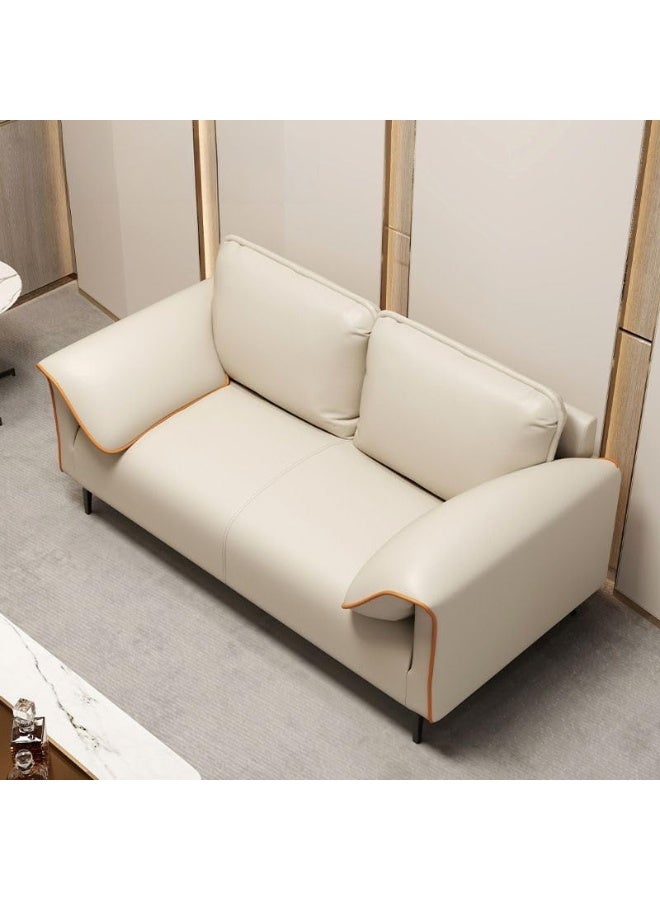 Ripple FURNITURE UAE Homes 2-Seater Floor Sofa, Scratch-Resistant, Multiple Colors Available, Modern Design (Off-White) - Image 1