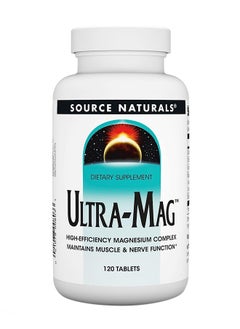 Source Naturals Ultra-Mag High-Efficiency Magnesium Complex 120 Tablets 60 Servings  - Image 1
