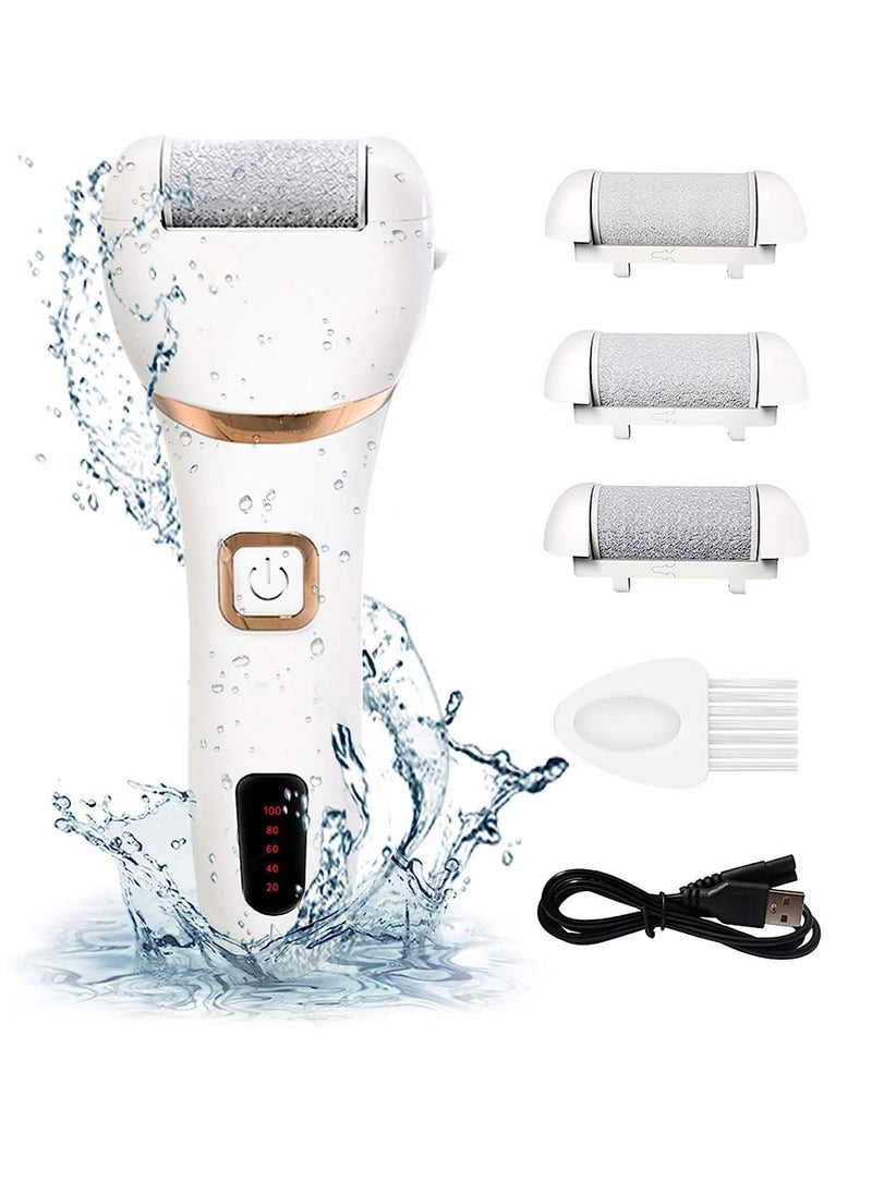 Gonice Rechargeable Electronic Feet File Pedicure Foot File Foot Rasp with IPX7 Waterproof Design for Dry Cracked Dead Skin  - Image 1
