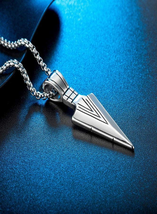 VIEN® Poseidon Trident Pendant Stainless Steel Ancient Greece Amulet Necklace for Men Gift for Sailor (2PC Combo) - Image 4