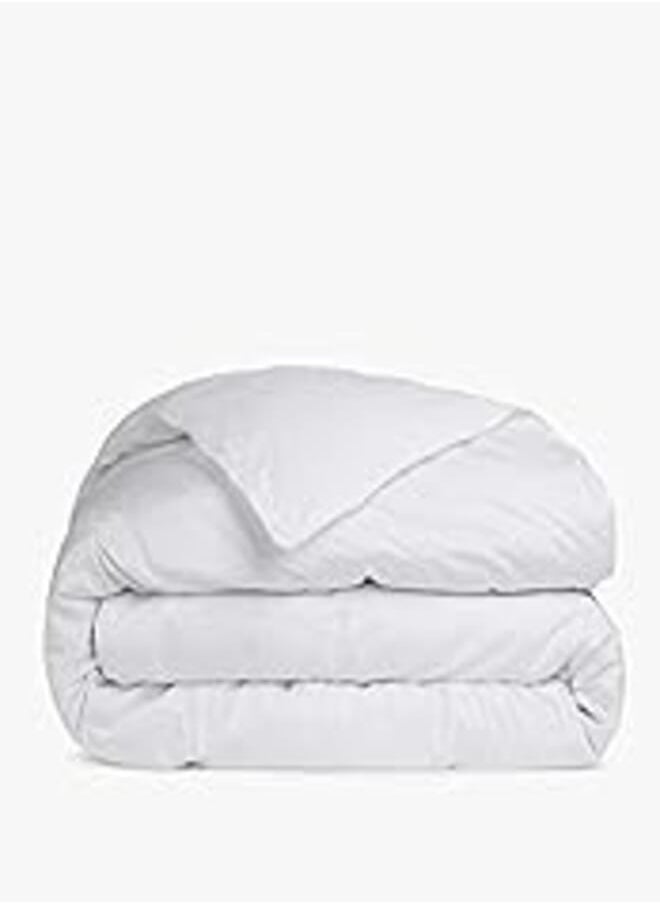 Generic 100% cotton white duvet cover for king size bed size 220x240cm 