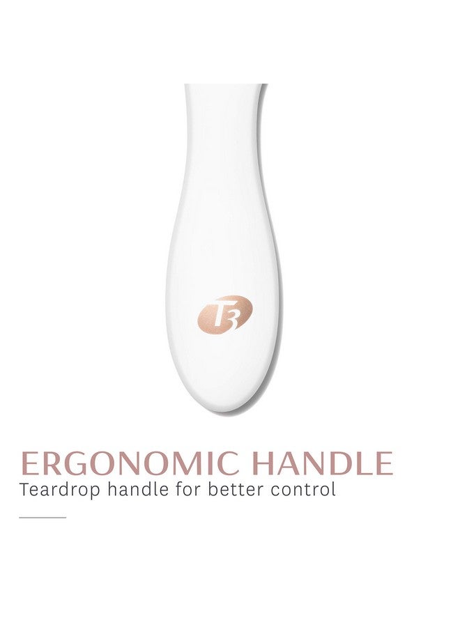 T3 Detangle Duo Brush Set ; Detangling Brush And Shower Comb Set ; Comb To Disperse Liquid & Brush To Detangle Wet Hair; For All Hair Lengths And Textures White 1 Count (Pack Of 1) - Image 5